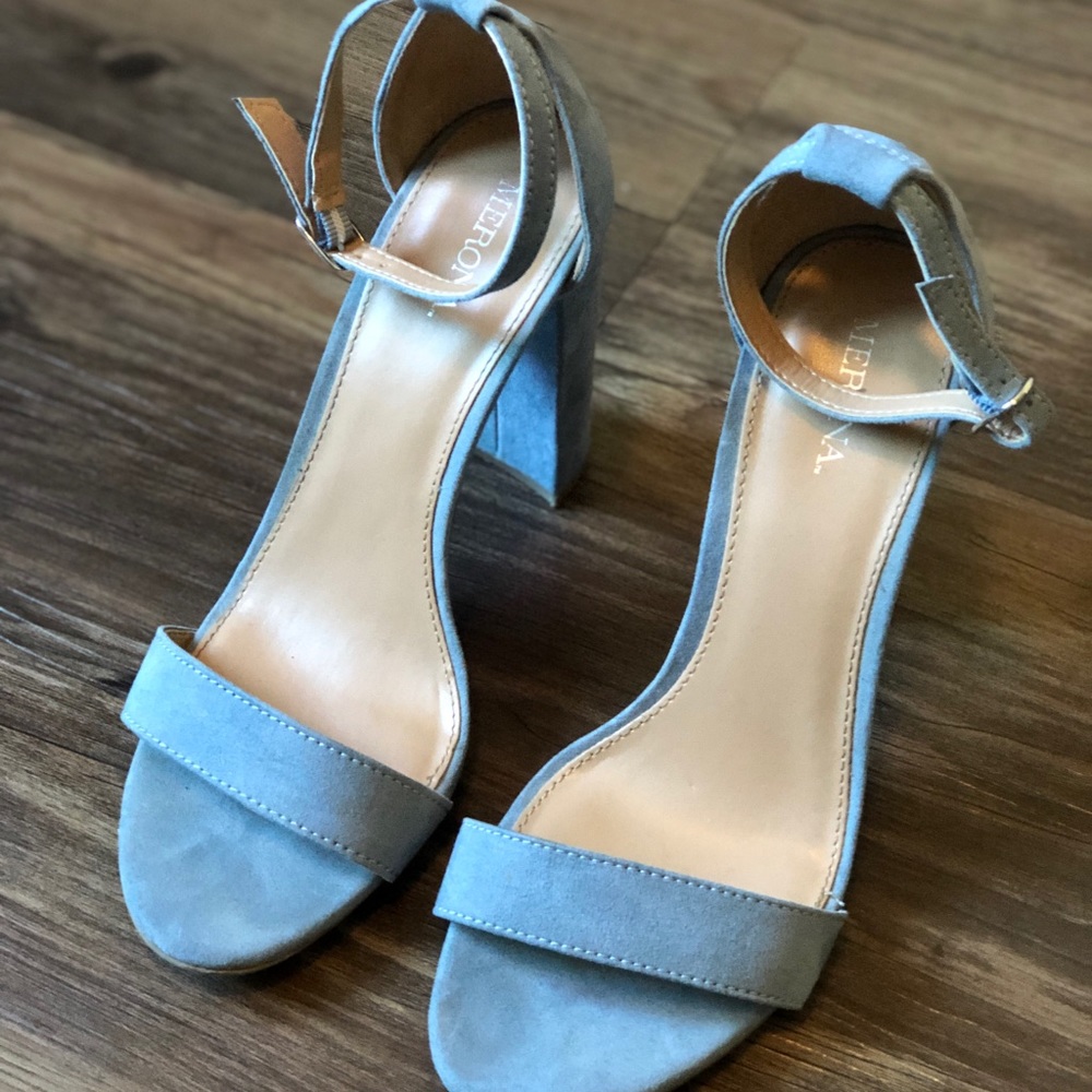 Blue Suede Heels